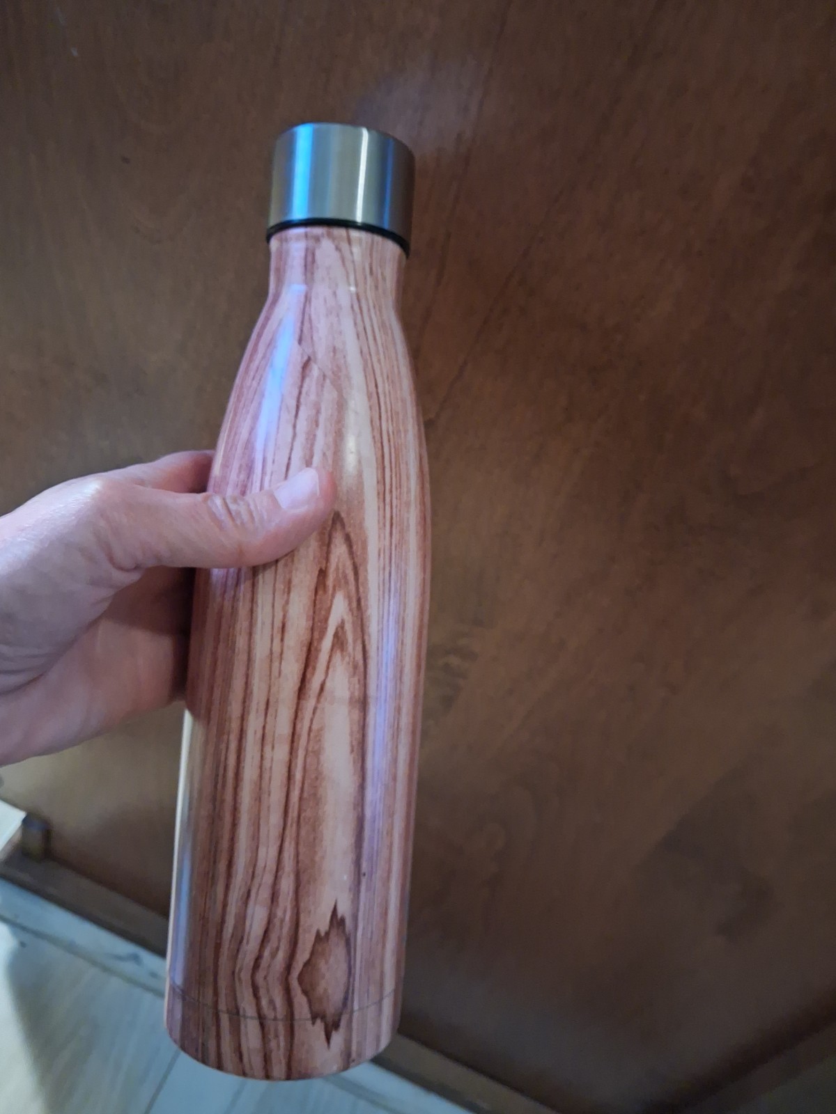 S&rsquo;well Wood Grain Insulated Bottle 17 oz 