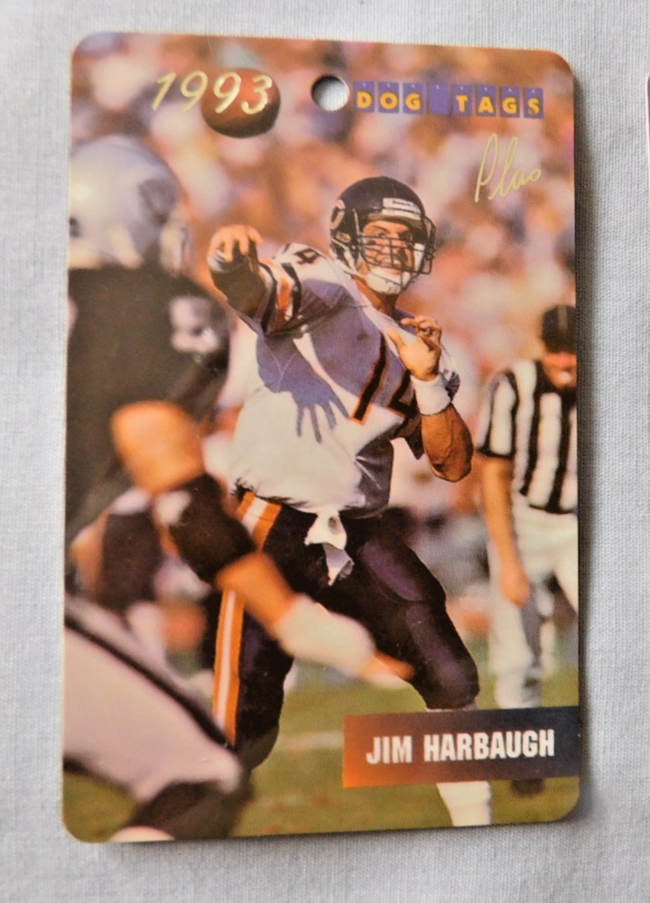1993 Dog Tags - Plus Jim Harbaugh #039 /25000 for sale online | eBay