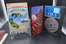 Rand McNally's America: US Atlas Philips CD-I CDI Long Box Dustcover 1991