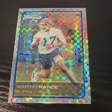 Martin Nance 2006 Bowman Chrome XFRACTOR Card #45 Buffalo Bills 69/250 Rookie. rookie card picture