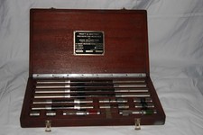 Pratt & Whitney Precision End Measures W/ Inside Micrometers Rare 1944 WW2 era