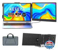 KEFEYA 14" FHD 1080P IPS Laptop Screen Extender Dual Portable Monitor