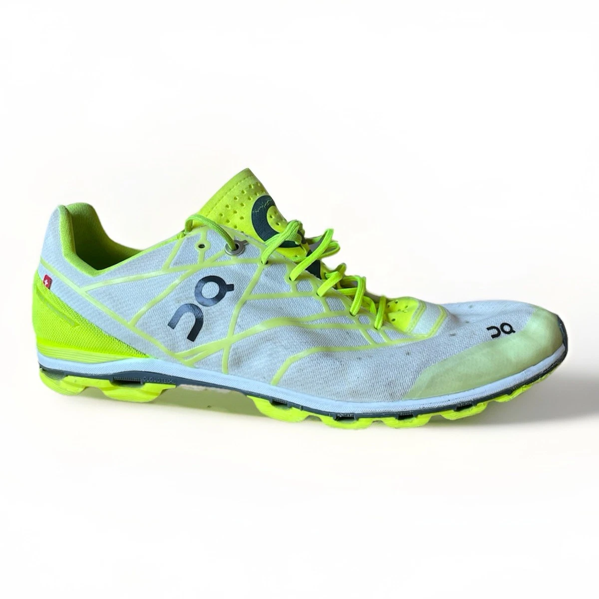 On Running Shoes Cloudflash Speed Athletic Sneaker Men 12.5 Neon‎ White Training Amazon.com | ON Men main image 2