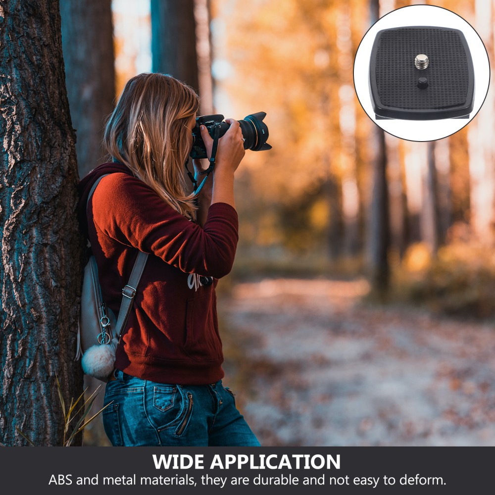 APL 2 Pezzi Piastra a Sgancio Rapido Supporto Telecamera di Sicurezza Scheda Rack Semplice