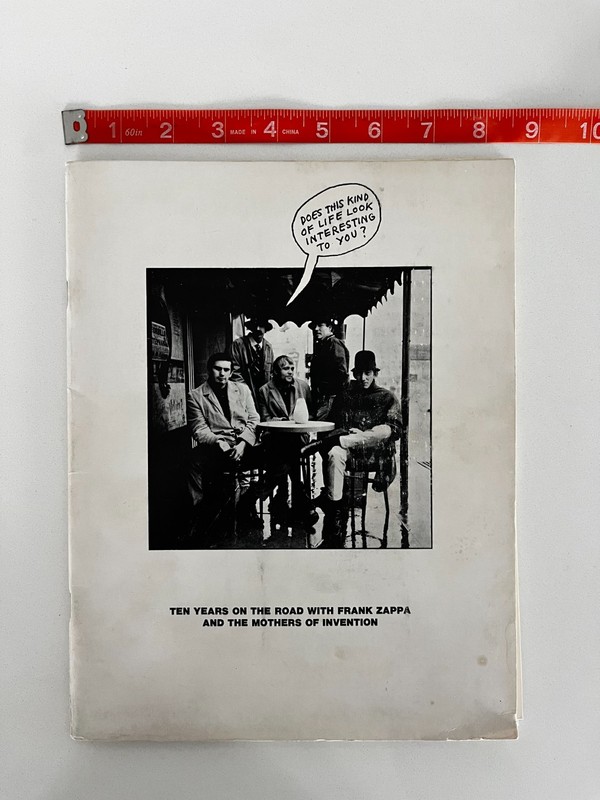 TEN YEARS ON THE ROAD WITH FRANK ZAPPA & THE MOTHERS OF INVENTION Book