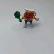 Vintage KOOL-AID Man TENNIS PLAYER 2" Figure PVC w/ Racket KRAFT FOODS