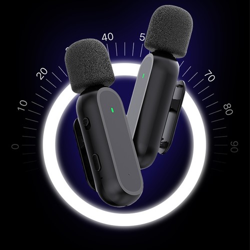 Lavalier Microphone Audio Video Recording Mic For iPhone 15 For Android Phone - Afbeelding 12 van 19
