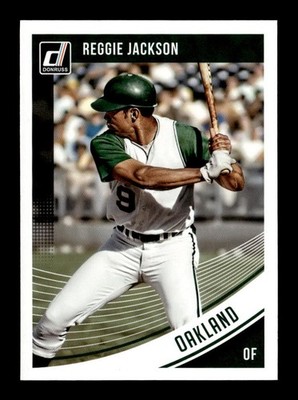2018 Donruss #108b Reggie Jackson : White Jersey