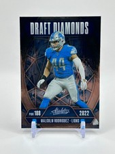 2025 Panini Absolute Malcolm Rodriguez Draft Diamonds #DD-MRZ Detroit Lions