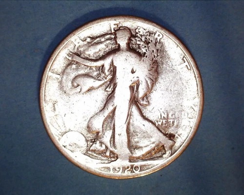 1920-S WALKING LIBERTY "SILVER" HALF DOLLAR  VG DETAILS **112-5
