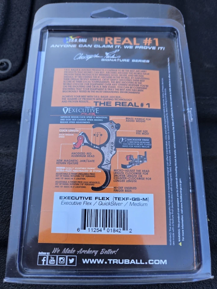 Tru Ball Executive FLEX Hinge Release , Size Medium - Image 2 of 2