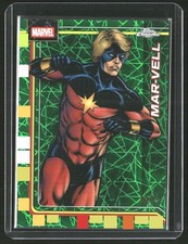 2026 Topps Chrome Marvel Comics #135 Mar-Vell Hulk Green Lazer Refractor /99