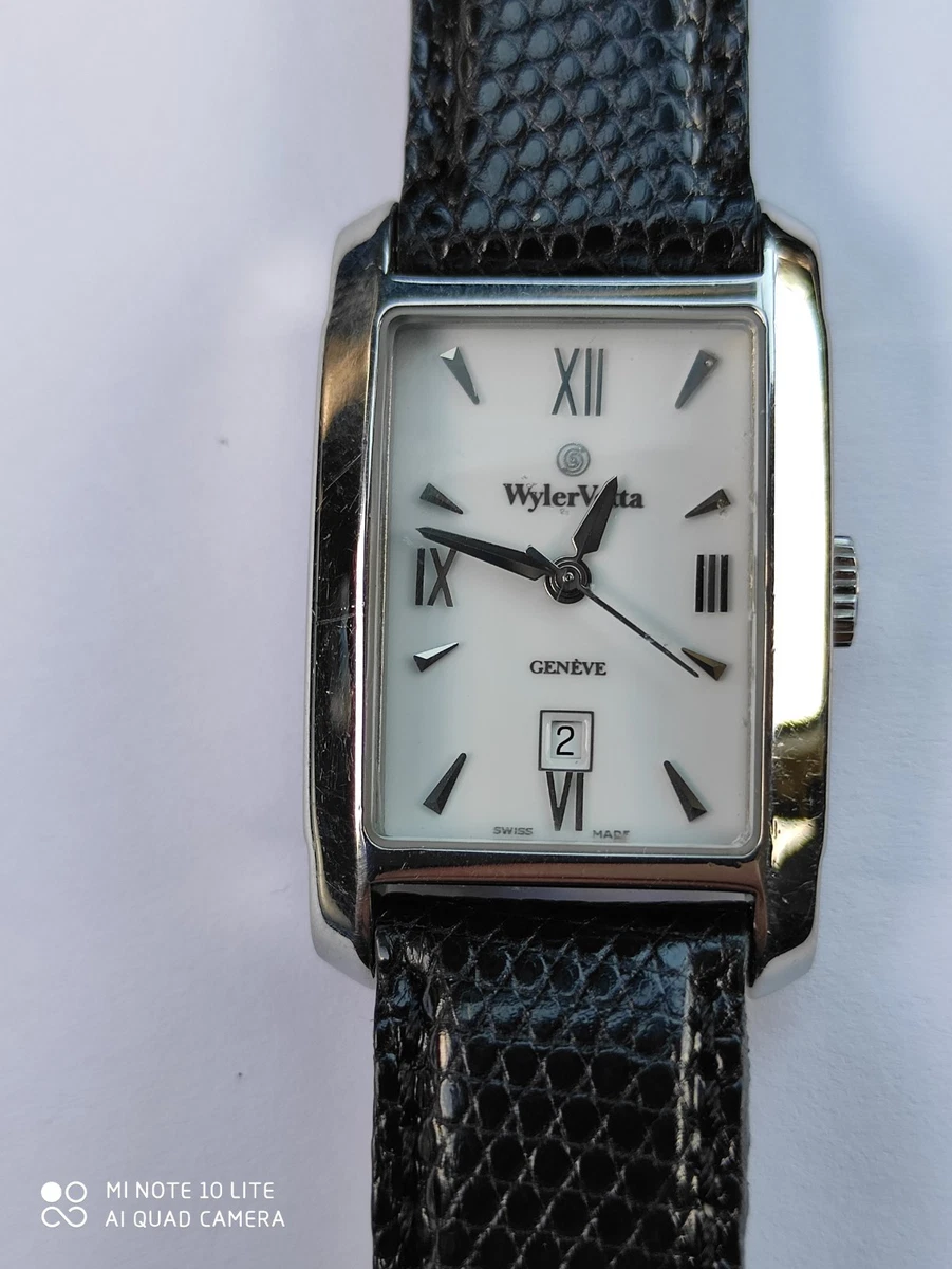 UKCOCO Orologio da polso da donna, cinturino in pelle, in acciaio inox, facile da leggere, orologio da donna, con numeri di volto, colore: beige, rosa, 0.8X4X23.8CM, cinturino