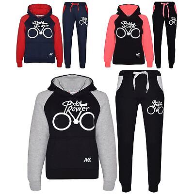 A2Z 4 Kids Unisex Pedal Power Print Tracksuit Hoodie A2Z 4 Kids Unisex Pedal Power Print Tracksuit Hoodie