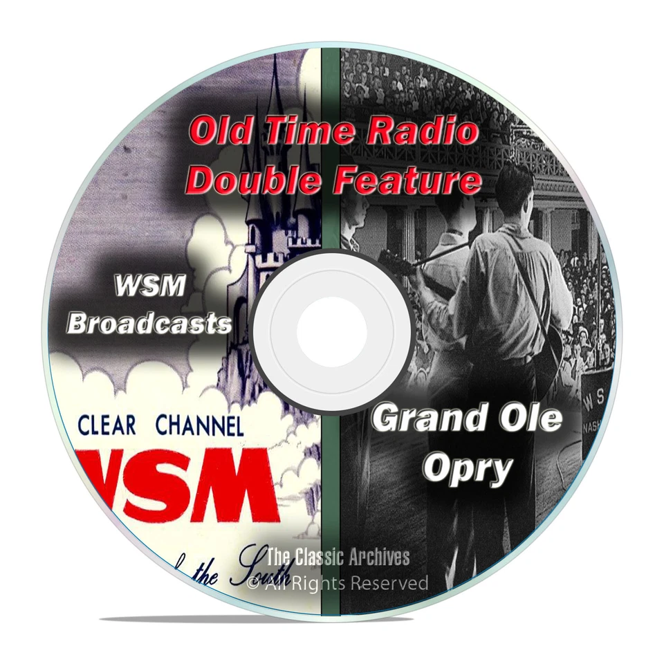 The Grand Ole Opry, 440 CLASSIC EPISODES, Music Old Time Radio, OTR, DVD CD F66