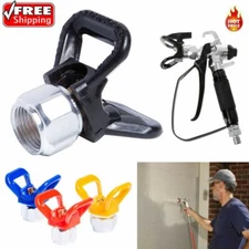 1/5PCS Airless Paint Spray Gun Tip Nozzle and Guard for Sprayer Painter Blue NEW