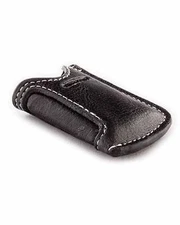 Black Leather Case Pouch For S.T. Dupont Minijet Lighter, New In Box