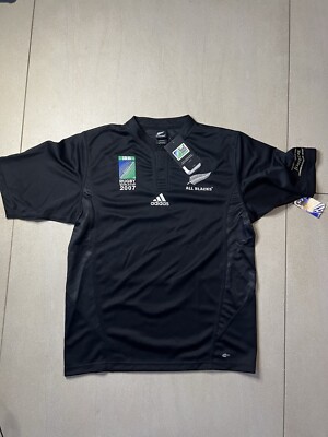 Adidas Neuseeland All Blacks RWC Special Edition Jersey 2007, L