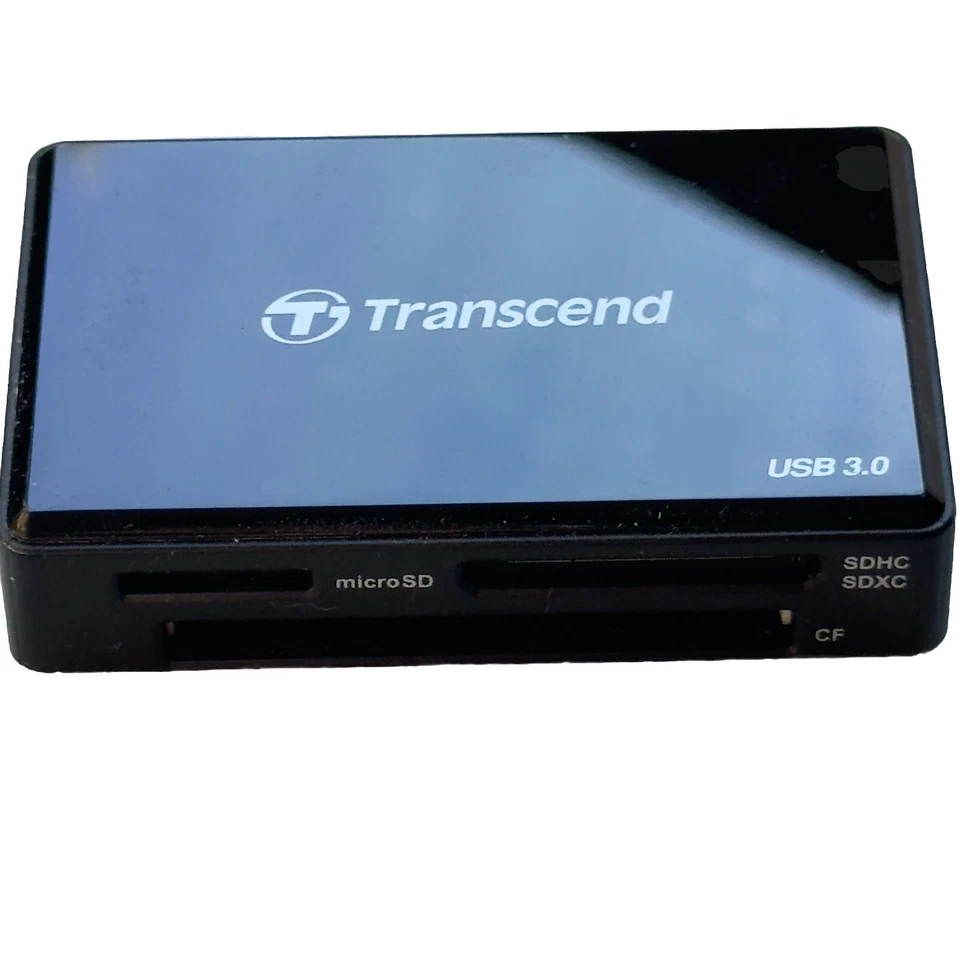 Lector de tarjetas Transcend RDF8K CF / MicroSD / SDHC SDXC ranura para tarjetas SD + cable USB Foto 2 de 4