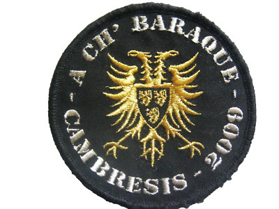 Écusson Chasse Brodé Vintage - Cercle Bleu Avec Canard - à Coudre - Occasion