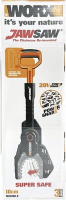 WORX Jawsaw WG329E.9 Kettensäge 20V - für sicheres Sägen von Ästen ohne Akku 