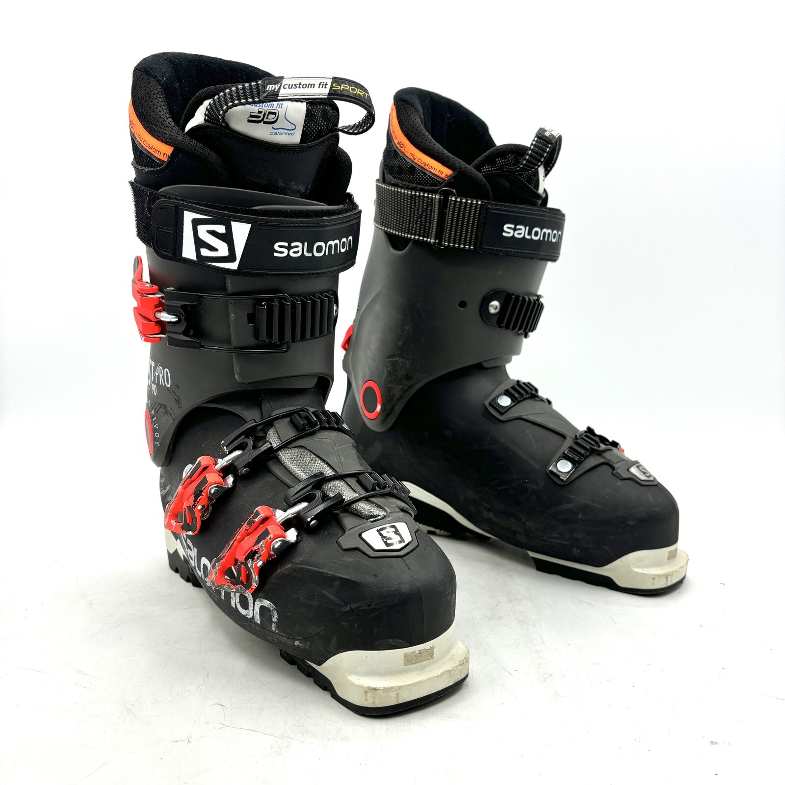 Scarponi da sci da downhill Salomon Quest Pro 90 neri da uomo taglia 26 26 5