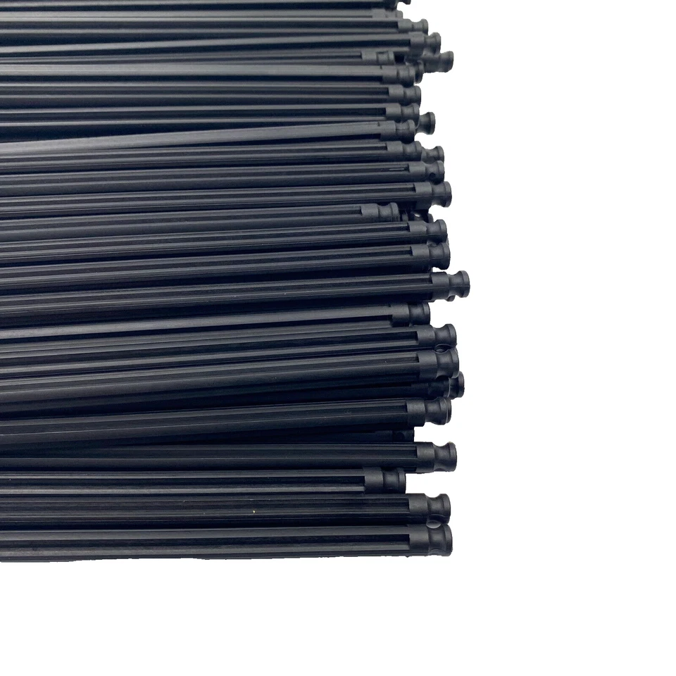 100 NUEVAS varillas rígidas negras Knex 7-1/2" de largo - estándar 7,5" K'nex piezas de repuesto Foto 3 de 3