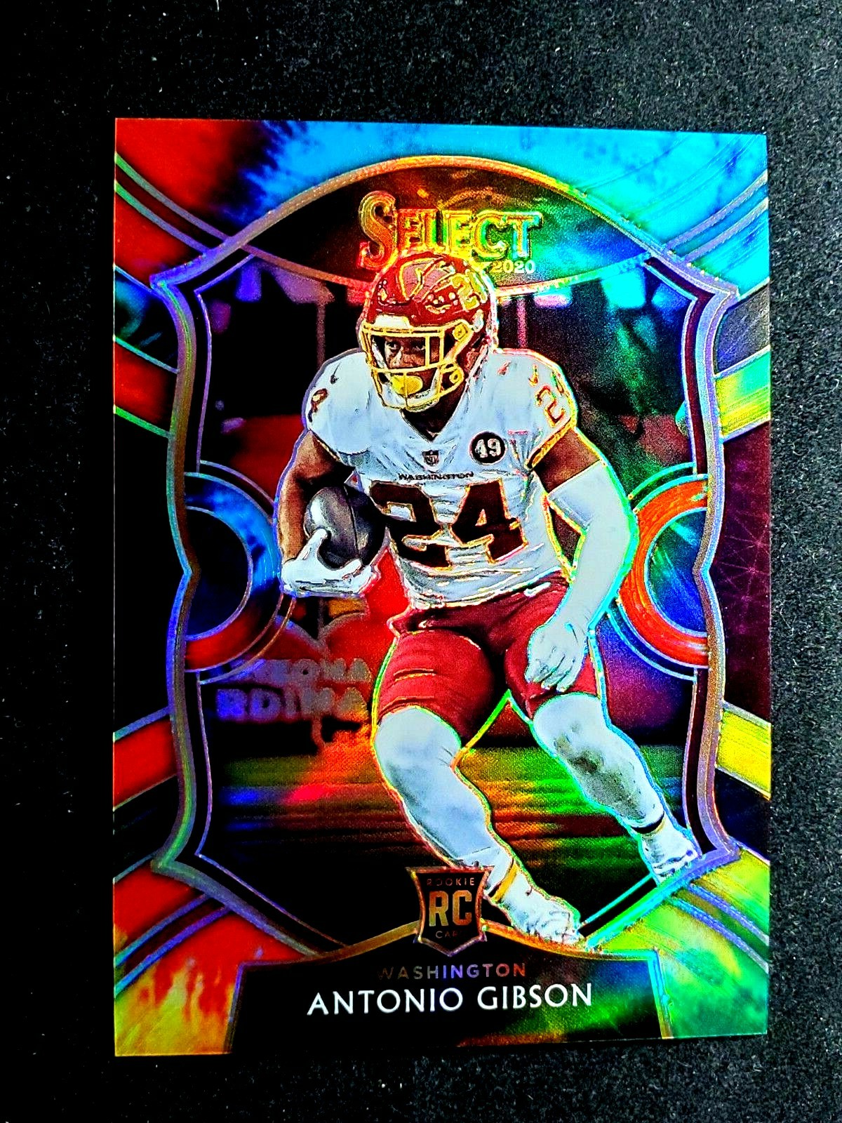 2020 PANINI SELECT ANTONIO GIBSON Concourse Rookie Tie Dye Prizm /25 RC #72