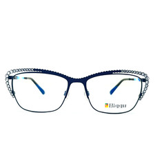 Biggu Eyeglasses B777 Col.01 Black Cat Eye Full Rim Frames 55[]18 150 mm