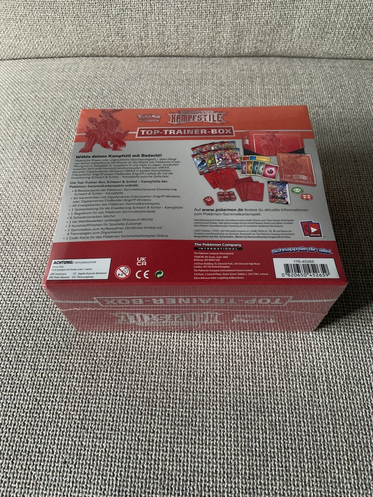 Thumbnail - Pokémon - Kampfstile Schwert & Schild 5.0 - Top Trainer Box Ttb - De -