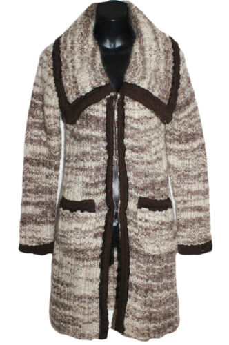 Love Sex Money Women's Long Knit Cardigan Coat Size XS