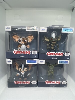 Gremlins 2'' Full Set Of 4 - Metalfigs Die-Cast Model Mini Figure Jada Toys RARE