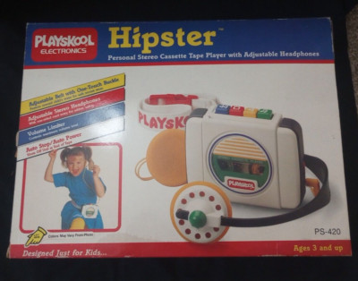 1991 PlaySkool Hipster Box and Instructions Only. No player or headphones.