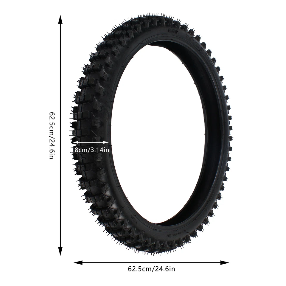70/100-19& 90/100-16 Front Dirt Bike Tire Set For Honda CR85R CRF110F KX100 - Изображение 4 из 4