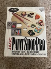 JASC Paint shop pro version 4 New In Box Rare
