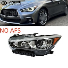 For 2014-2019-2022 Infiniti Q50 Left Driver Side LED Headlamp Headlights W/O AFS