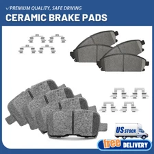Front & Rear Ceramic Brake Pads OEM Quality For 2003 2004 2005 2006 Acura MDX