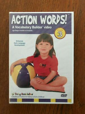 Baby Bumblebee Action Words Volume 3 DVD New Sealed Region All