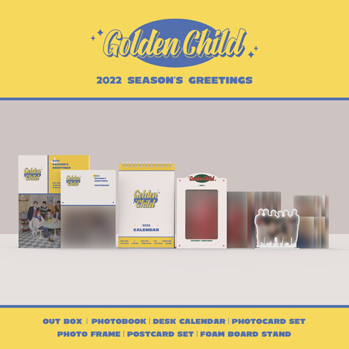 golden child ゴルチャ シーグリ カレンダー トレカ GOLDEN CHILD - 2022 SEASON'S GREETINGS K-Pop Calendar Photo Card