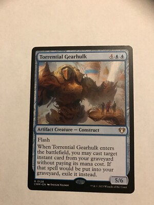 Torrential Gearhulk x1 : MtG Commander Masters Card #128 CMM, Blue 5/6  creature | eBay
