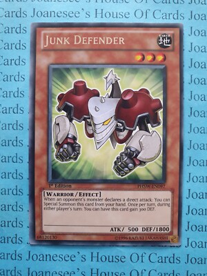 Trödelverteidiger PHSW-DE097 Rare Yu-Gi-Oh Karte 1. Auflage Neu