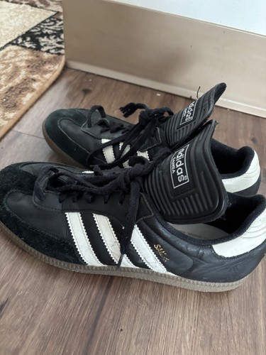 Vintage 80s RARE Adidas Samba long tongue sneakers germany US 9 - Picture 6 of 17