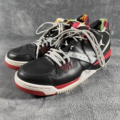 Air Jordan Flight 23 Shoes Mens 13 Black White Grey MST Red  display picture 3
