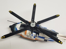 Lego City 60166 Heavy-duty Rescue Helicopter (4-5 Pieces Missing) With Manuals