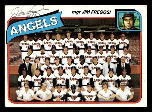 1980 Topps Jim Fregosi #214 California Angels Signed/Auto SX2199