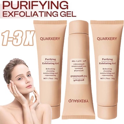 1-3x Purifying Exfoliating Gel, Quarxery Purifying Cream for Face & Body 50g