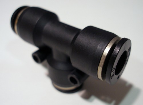 STC, TU 3/8 K, 3/8" Tube OD Tee Union Push-to-Connect Air Pneumatic Fitting - Picture 9 of 10