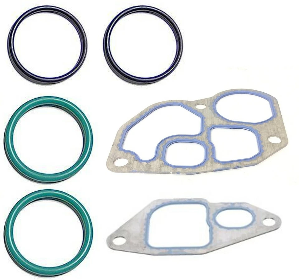 for 1994.5-2003 Ford 7.3 7.3L Powerstroke Diesel Oil Cooler Gasket Oring Kit - Image 4 of 4