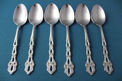 Oneida CHANDELIER Teaspoons (Set of 6) Community Stainless 6''