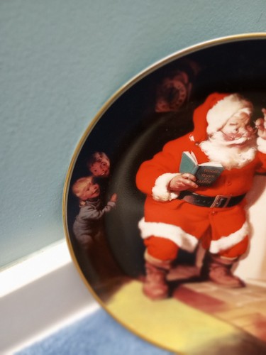 1993 Coca-Cola The Pause That Refreshes Christmas Plate Franklin Mint w/ COA - Picture 5 of 9